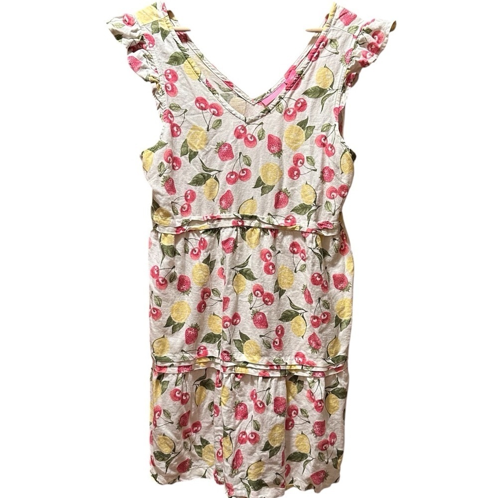 EUC Isaac Mizrahi Cherry and Lemon Print Dress
